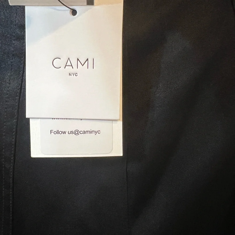 NWT Cami NYC black silk fringe pants size small 2/4 - Picture 10 of 15